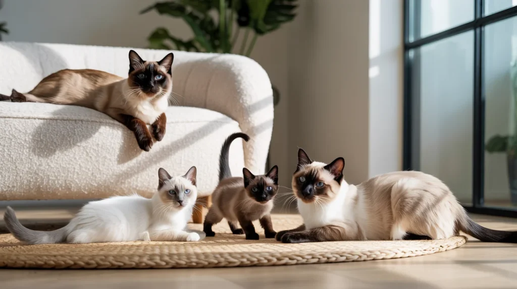 Types Of Siamese Cats