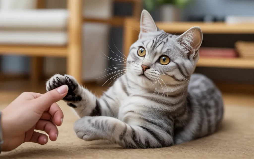 Grayish White Cat Personality